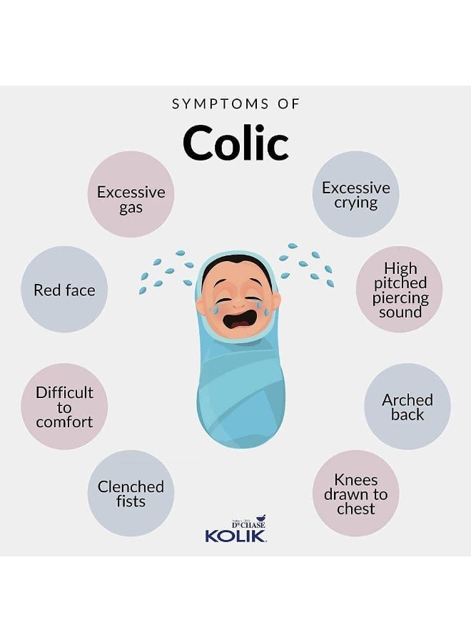Dr. Chase Kolik Gripe Water Alcohol-Free - Baby’s Colic Relief - Gripe Water For Babies & Infants - Baby Gas Relief For Cramps, Stomach Discomfort & Hiccups - Newborn Essentials - Image 4